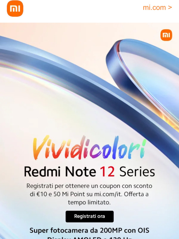 La nuova Redmi Note 12 Series è in arrivo!