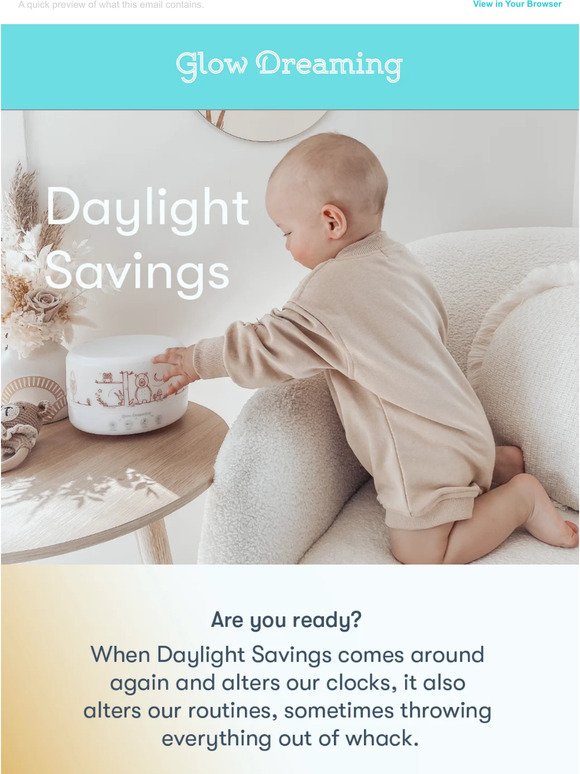 Are you ready for Daylight Savings?