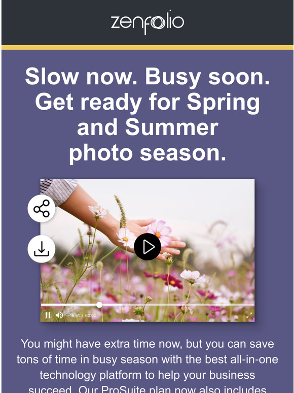 Use the slow season to get busy and get 6 months free.