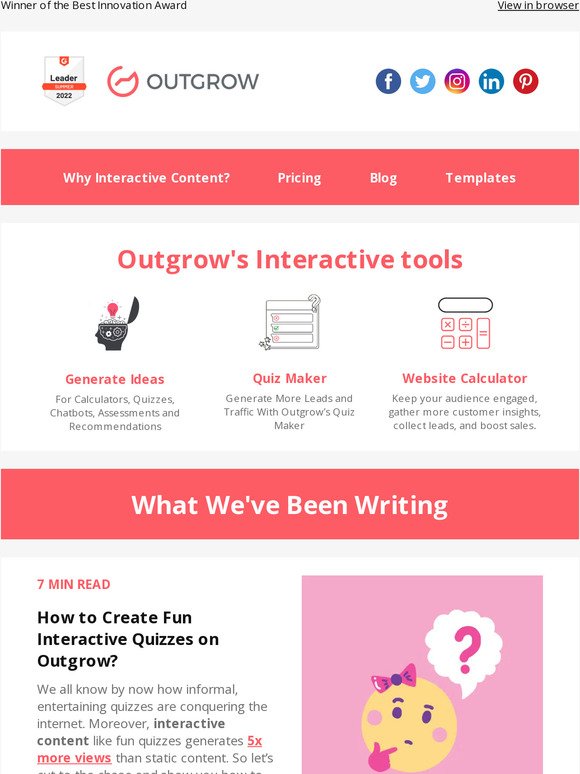 😍 How to Create Fun Interactive Quizzes on Outgrow + Interview with ChatGPT, The AI Superstar ✨