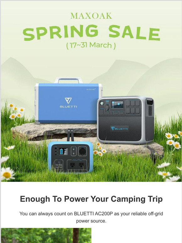 🏕Go Camping, Meet Green In Spring Season!