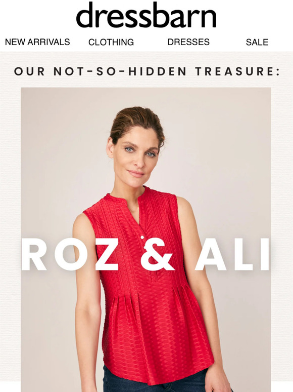 Dressbarn Hurry and shop Roz & Ali (code inside!) Milled