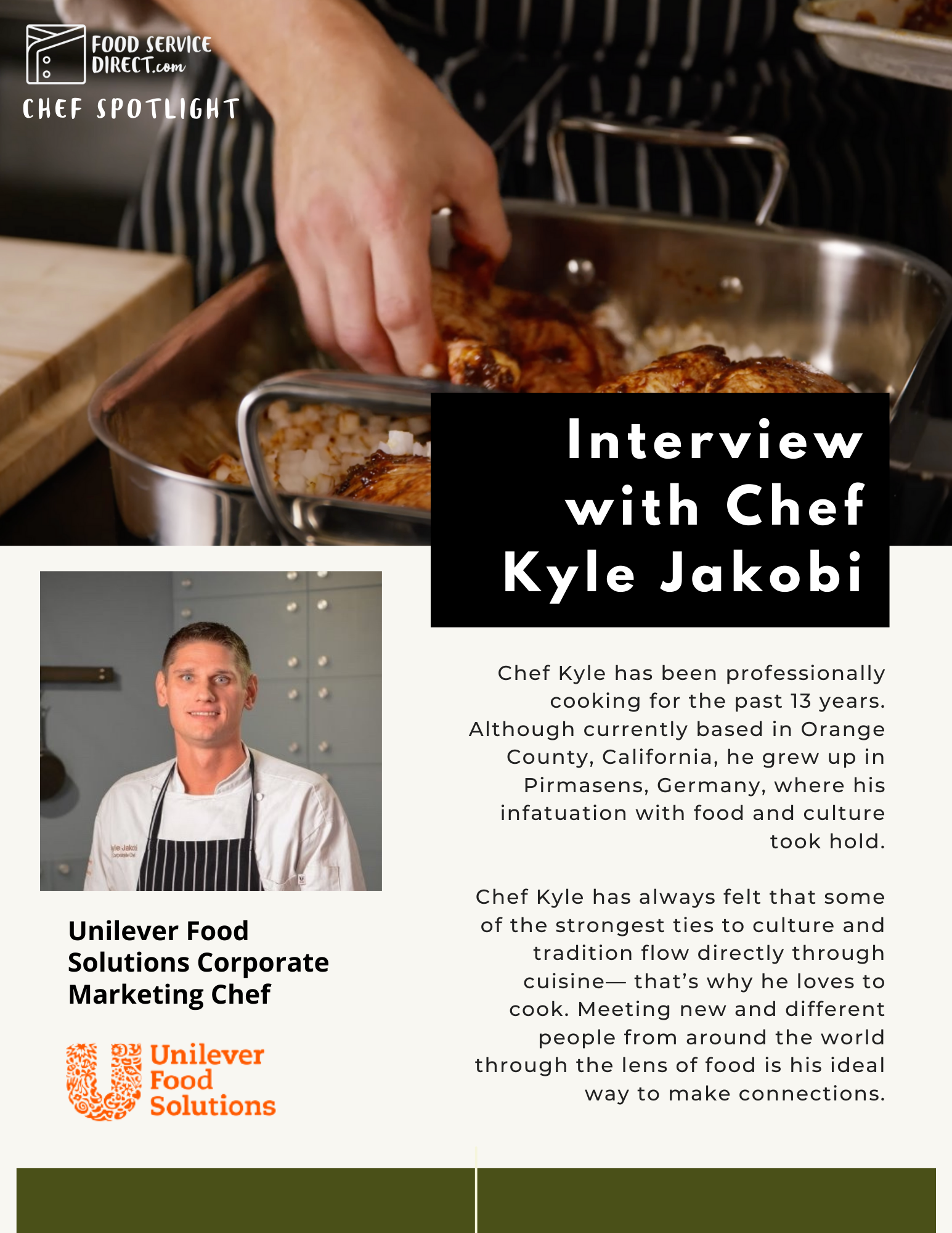 Food Service Direct: Our Second Exclusive Interview Chef Series is here ...