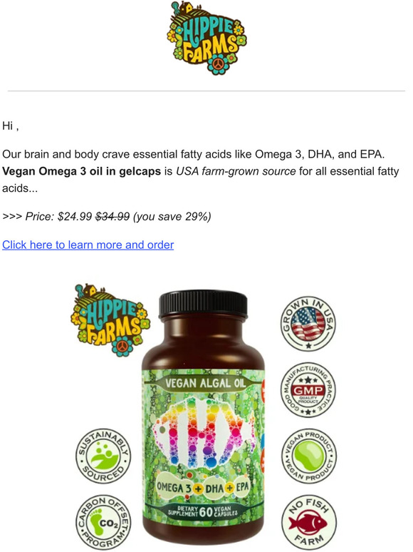 Get your Omega 3 - Essential fatty acids