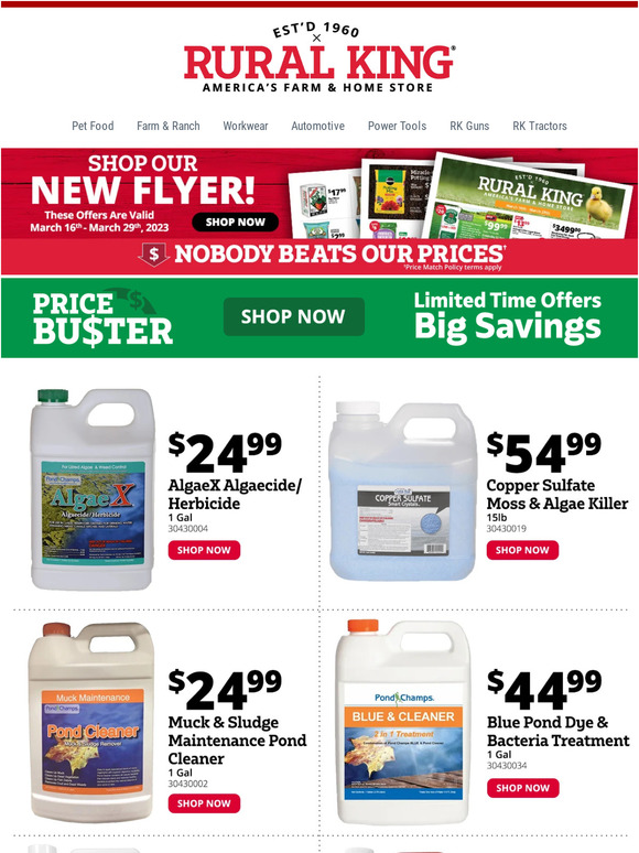 Rural Hurry In To Take Care Of Those Stubborn Weeds & Algae