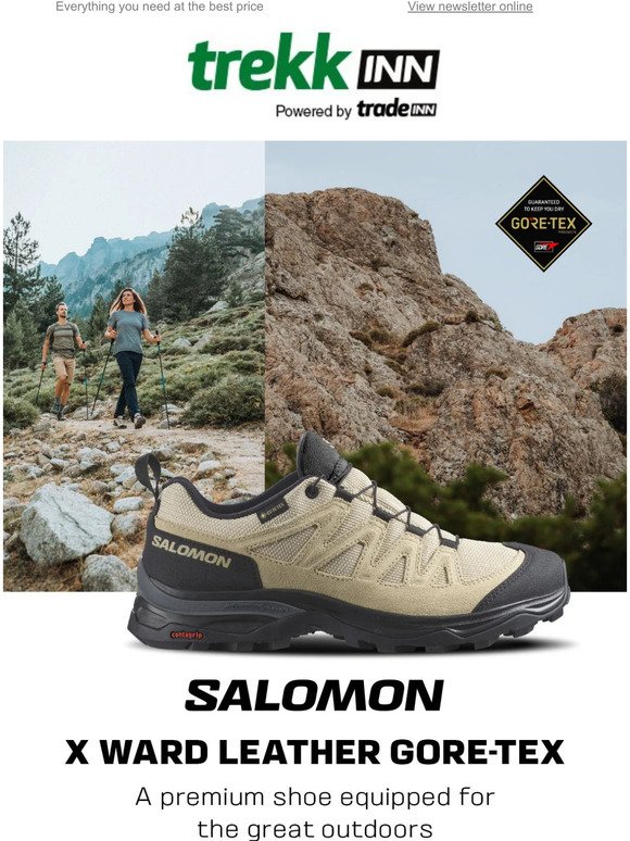 Explore without limits with the new Salomon X Ward Leather Gore-Tex