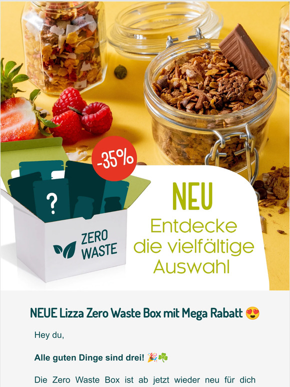 Neue Auswahl -  Zero Waste Box mit 35% RABATT 🎉