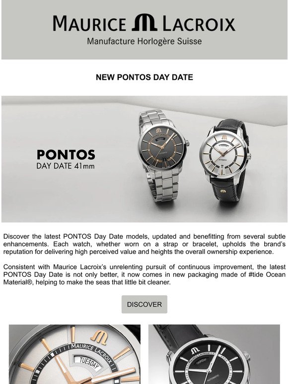 Discover the new PONTOS Day Date