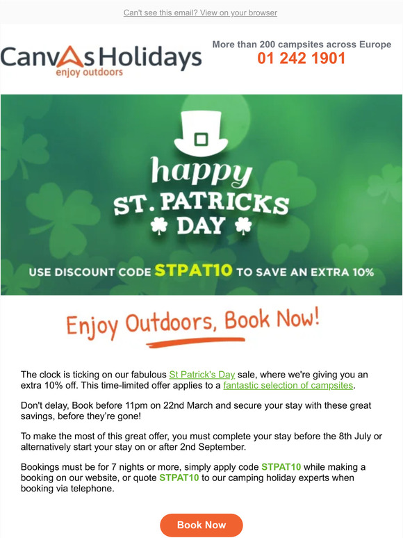St Patricks Day Flash Sale - Last Chance to Save!