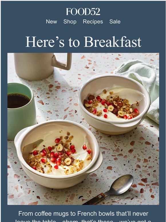 The bowls that belong on your breakfast table.
