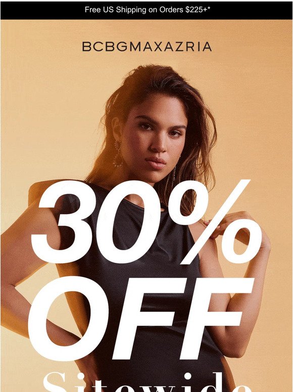 Refresh your closet with 30% off sitewide!