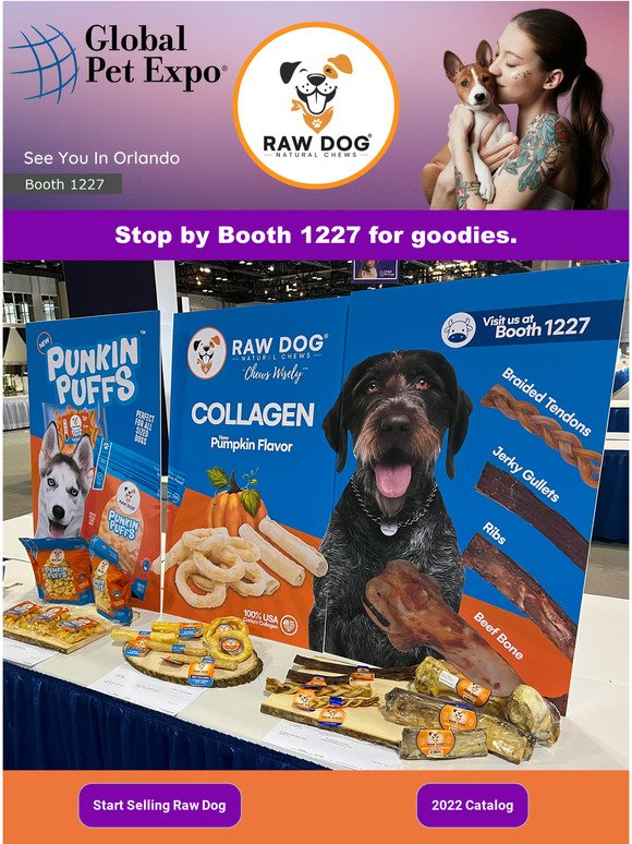 Raw Dog Chews at Global Pet Expo