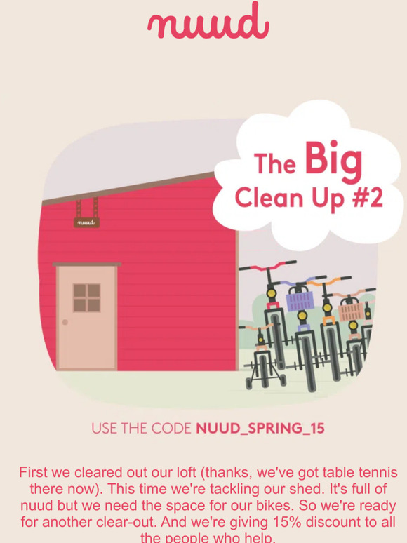 We're cleaning out our shed!