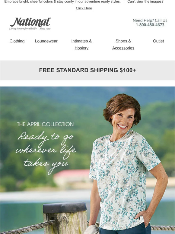 ShopNational Ready to Roam Our New April Collection is Here Milled