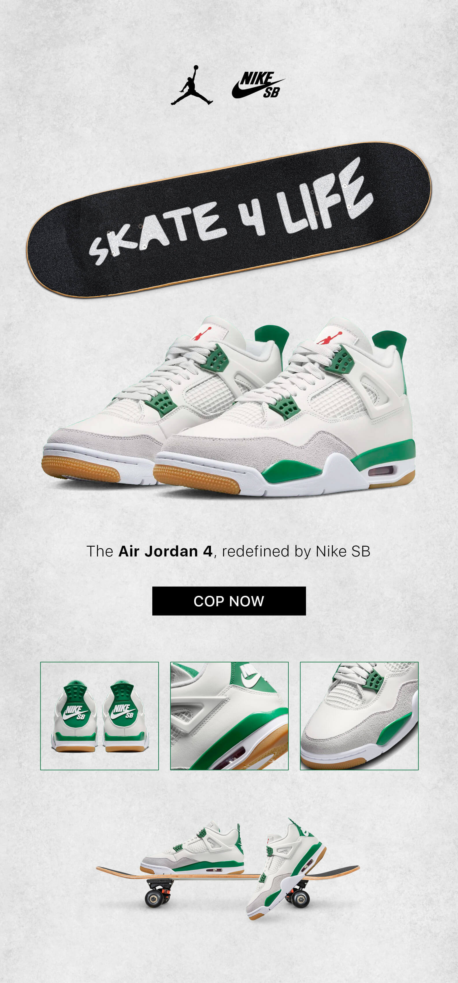 The Air Jordan 4, redefined by Nike SB