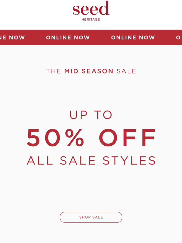 seed heritage Online Early Access The Mid Season Sale Milled