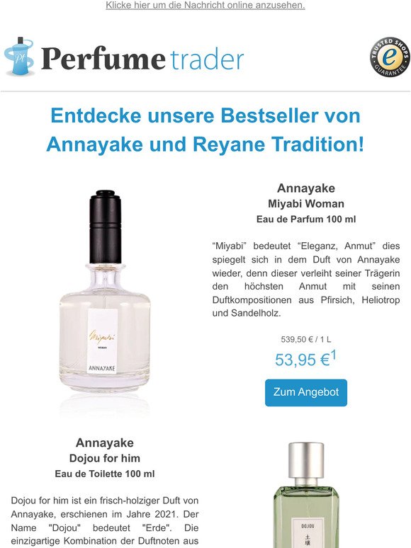 Entdecke unsere Bestseller von Annayake und Reyane Tradition!