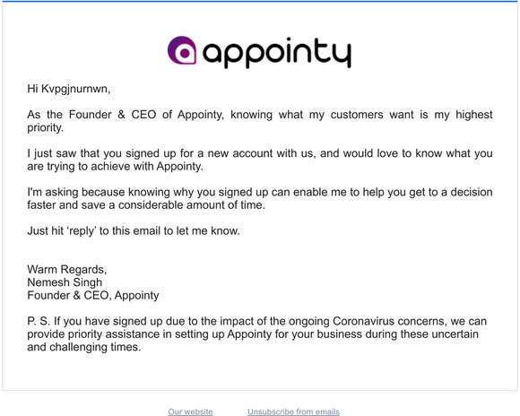 Welcome to Appointy!