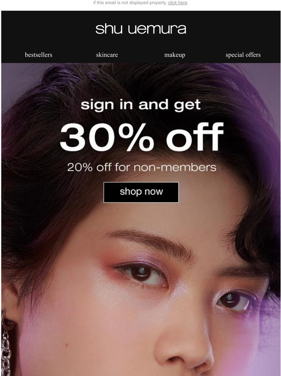 Shu Uemura AOH USA on X: Today only, receive our complimentary