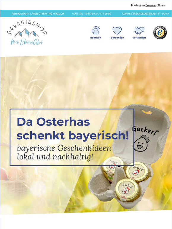 🐰 Scho as Osternesterl gefüllt?