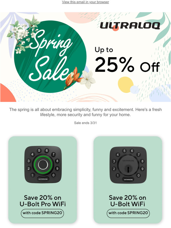 🌸 Embrace the Season with Our Spring Sale Event!