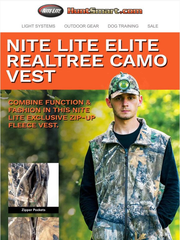 Nite Lite Elite Realtree Camo Vest