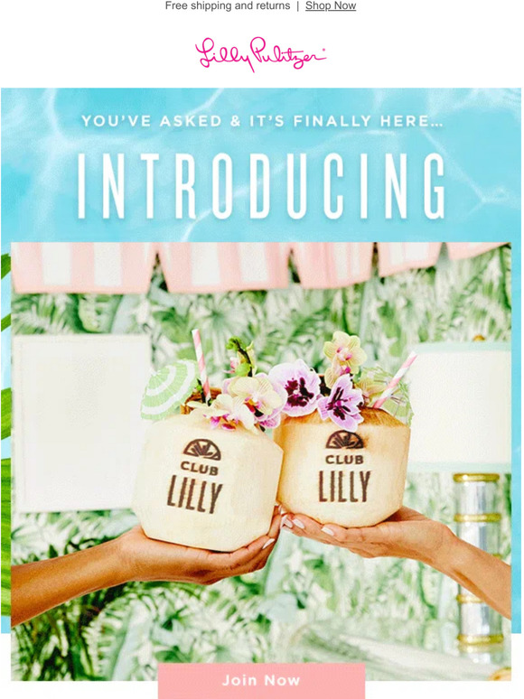 Introducing our NEW loyalty program, Club Lilly!