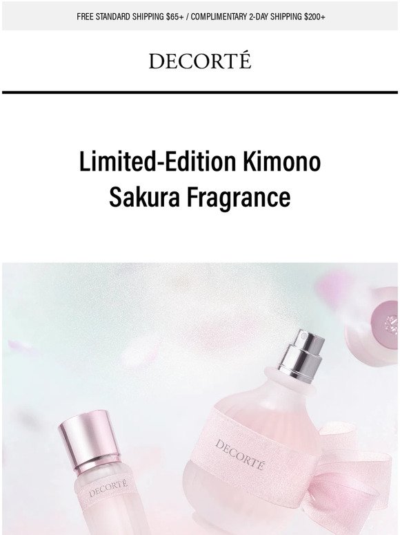 NEW Limited-Edition Kimono Sakura Fragrance