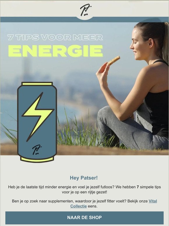 7 simpele tips voor meer energie ⚡️