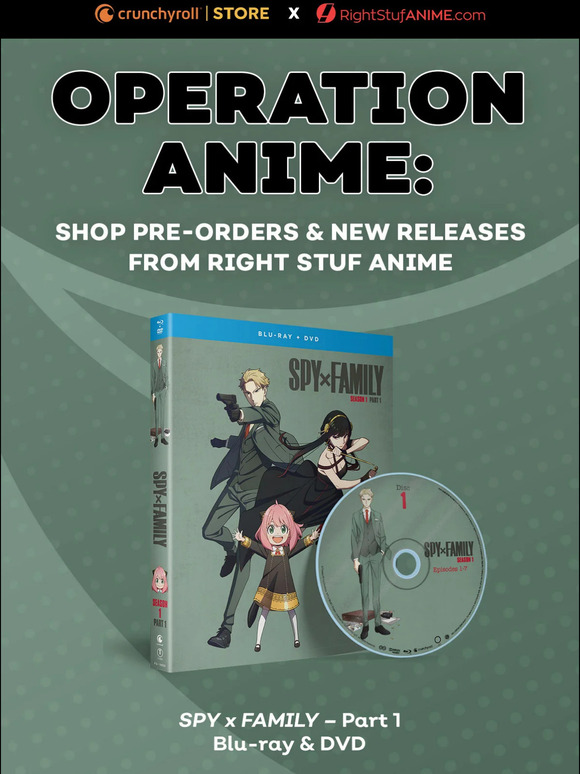 New Pre-Orders  Crunchyroll Store