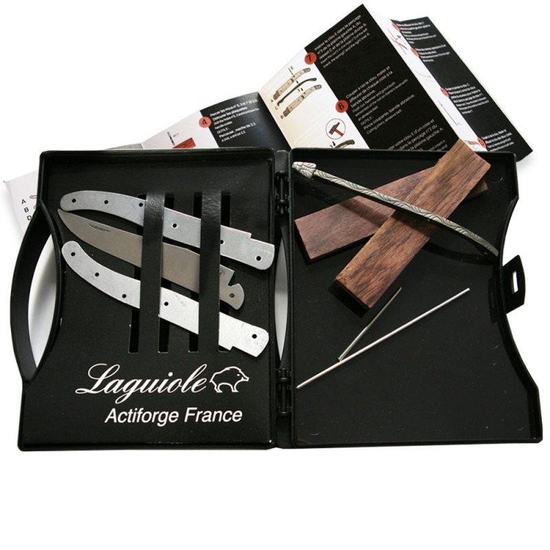 LAGUIOLE EN KIT EN INOX PLEIN MANCHE