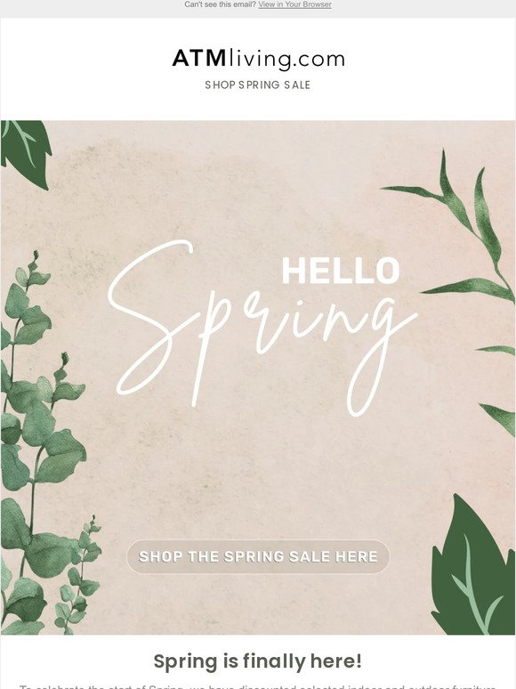 Spring Makeover Pending 🌷 Shop Our Sale