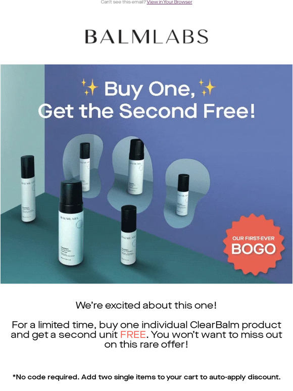 Welcome to our First Ever BOGO Sale 🥳