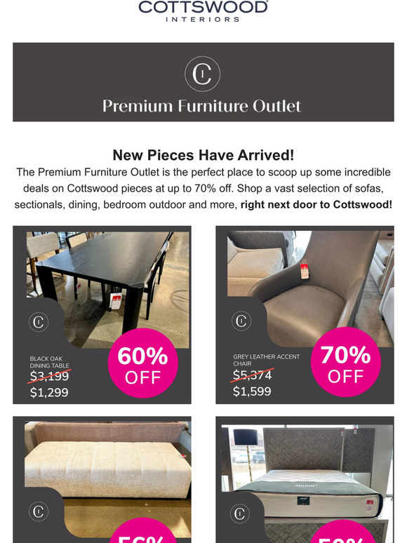 Our Premium Furniture Outlet Has Been Refreshed!