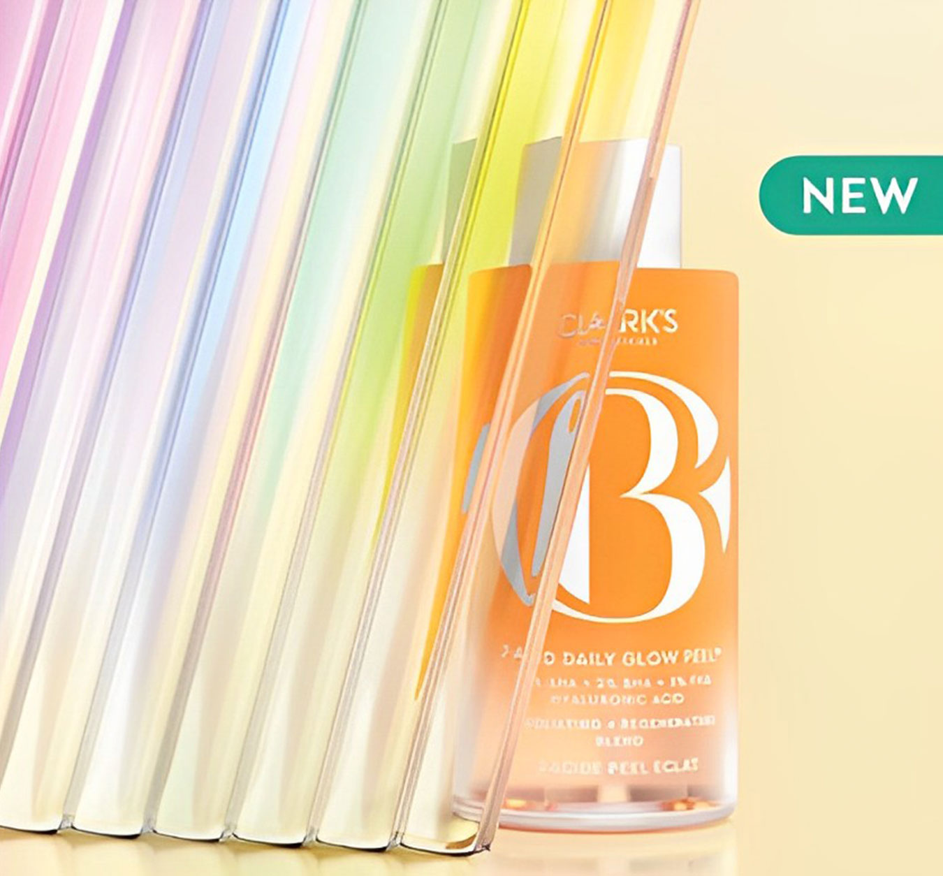 Clark's Botanicals Exclusive Early Access NEW 7Acid Daily Glow Peel