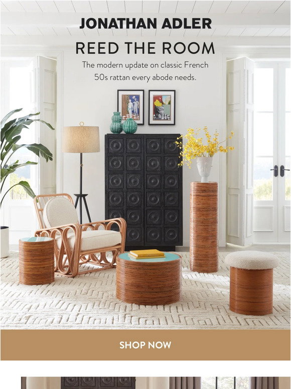 Jonathan Adler: Material Attraction: RATTAN | Milled