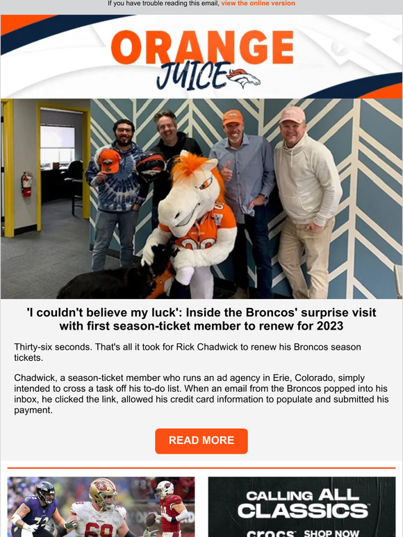 Win Broncos Tickets – Colorado Foundation for Agriculture