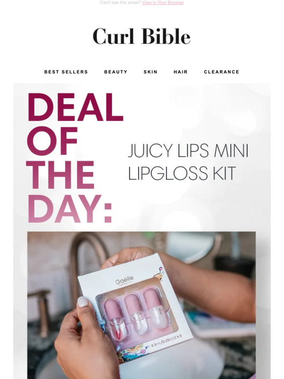 Cute, stylish, and portable mini lipgloss kit! 💋 Don't miss it!