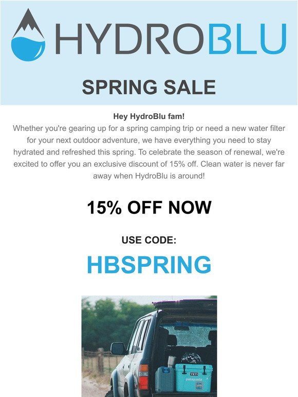 spring savings are still on!