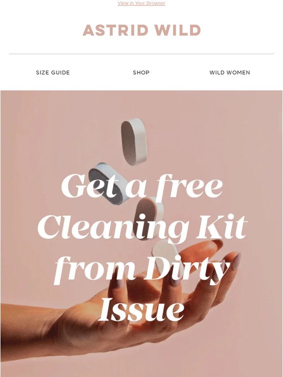 Get a free cleaning kit! 🧼