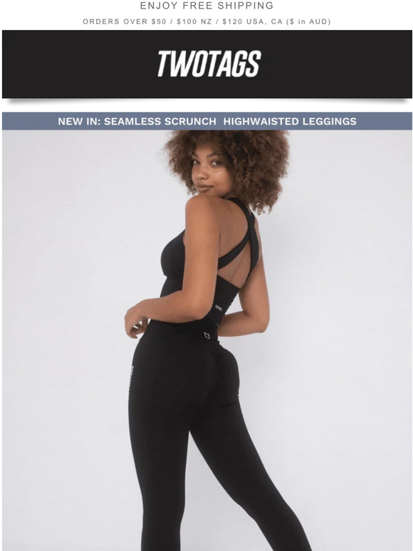 Just In:  Seamless Scrunch Highwaisted Leggings 🏃‍♀️