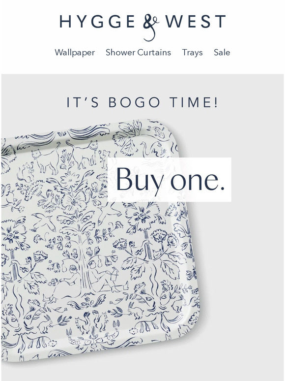 Buy one tray, get one free
