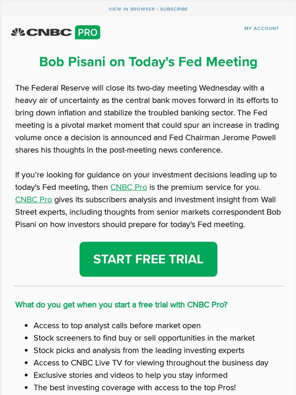 Bob Pisani shares how investors should prepare for today's Fed Meeting