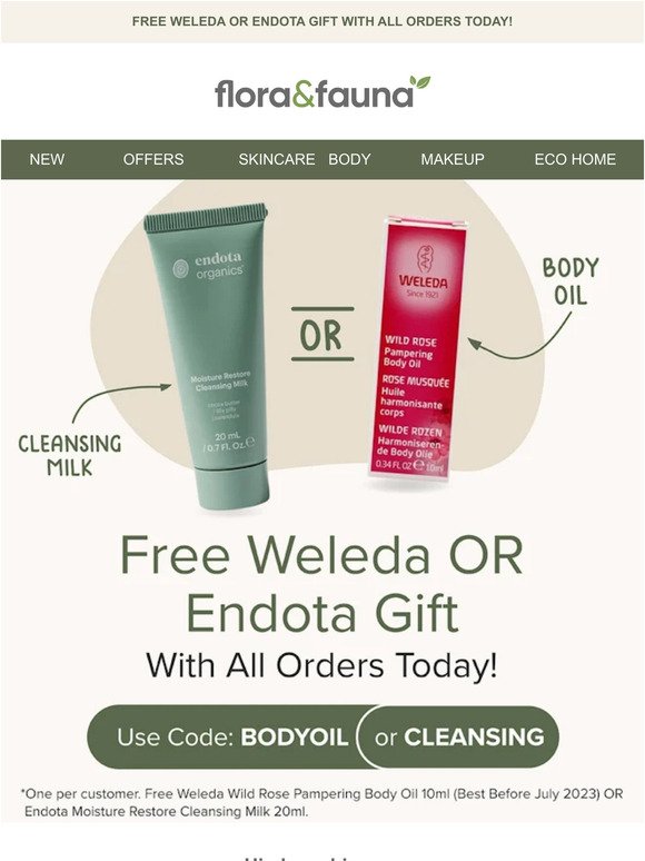 Choose Your Weleda Gift At Checkout | Today Only! ⭐