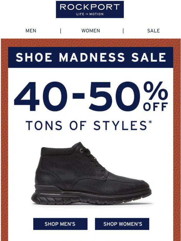 The Madness Continues with 40%–50% Off 🛒