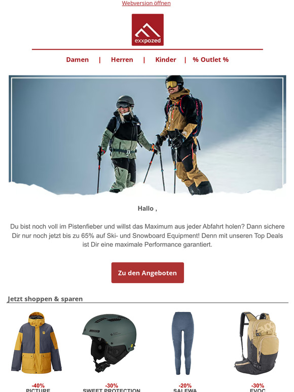 Letzte Chance | Bis zu -65% auf SKI ALPIN & SNOWBOARD