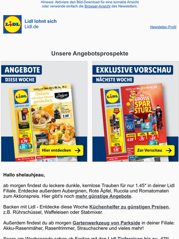 lidl LIDL TIEFPREISE Spare ab Donnerstag! 💥 Milled