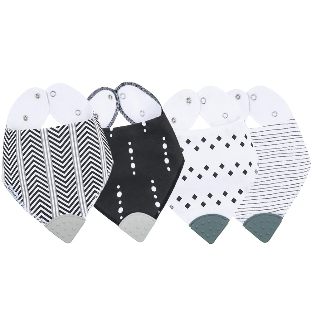 Image of BandaBib with Teether 4-pack: Luca
