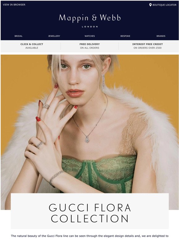 Explore The Exclusive Gucci Flora Collection At Meadowhall