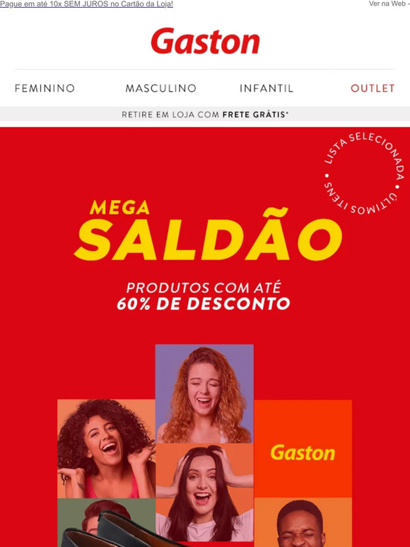 Amamos CUPOM! e tem (1) aqui neste e-mail ﻿💌